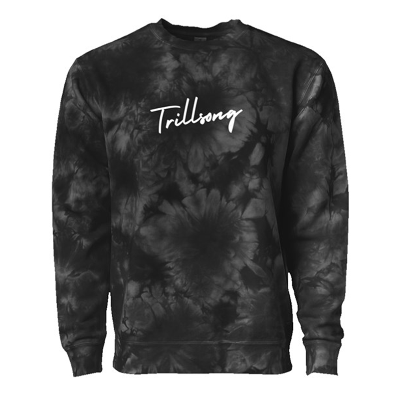 Trillsong Tie Dye Crystal Crewneck