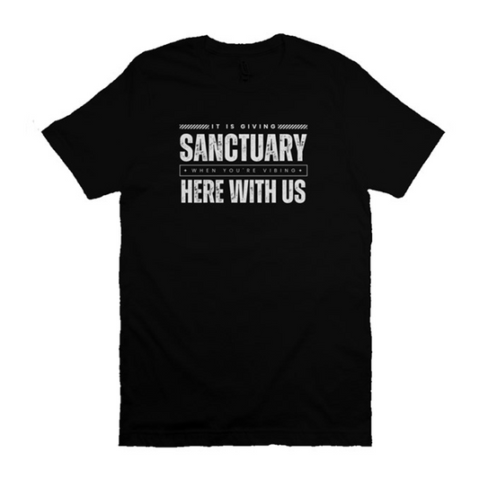 Trillsong Giving Sanctuary Tee Black