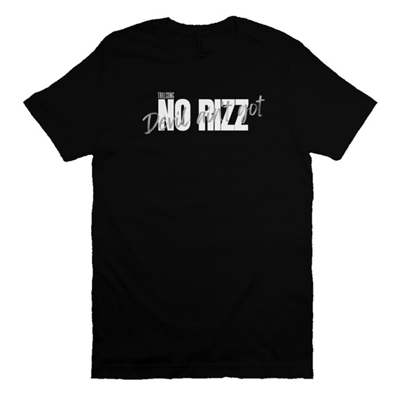 Trillsong Devil Ain't Got No Rizz Tee Black